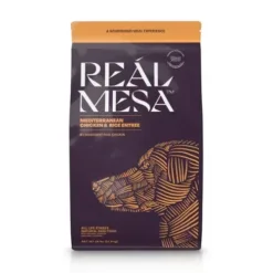 REAL MESA Mediterranean Chicken & Rice Entree Dry Dog Food, 26 lb Bag